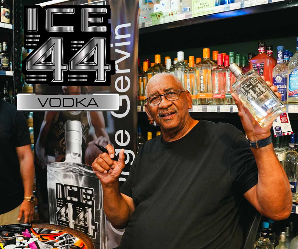 George-Gervin-Ice-44-Vodka George Gervin - Iceman - Signing Autographs